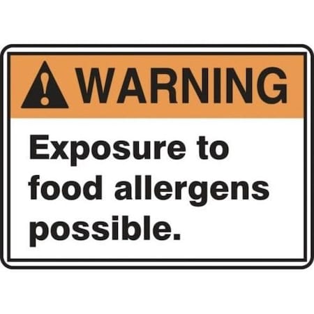 Accuform OSHA WARNING SAFETY SIGN FOOD MSFA300VA MSFA300VA